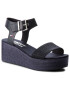 Tommy Jeans Sandale Sporty Denim Flatform Sandal EN0EN00221 Bleumarin - Pled.ro