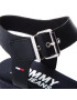 Tommy Jeans Sandale Sporty Denim Flatform Sandal EN0EN00221 Bleumarin - Pled.ro