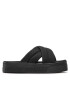 Tommy Jeans Șlapi Flatform Sandal EN0EN01798 Negru - Pled.ro