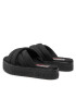 Tommy Jeans Șlapi Flatform Sandal EN0EN01798 Negru - Pled.ro