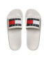 Tommy Jeans Șlapi Pool Slide Ess EM0EM01191 Alb - Pled.ro