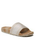 Tommy Jeans Șlapi Th Woven Slide FW0FW07259 Bej - Pled.ro