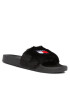 Tommy Jeans Șlapi Tjw Fur Pool Slide EN0EN02410 Negru - Pled.ro