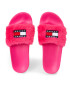 Tommy Jeans Șlapi Tjw Fur Pool Slide EN0EN02410 Roz - Pled.ro