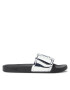 Tommy Jeans Șlapi Tjw Pool Slide Metallic EN0EN02344 Negru - Pled.ro