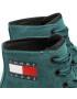 Tommy Jeans Sneakers Nubuck Mid Run Cleat EN0EN01982 Verde - Pled.ro