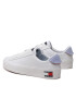 Tommy Jeans Sneakers Vulcanized Leather EN0EN02030 Alb - Pled.ro