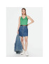 Tommy Jeans Top DW0DW15200 Verde Regular Fit - Pled.ro