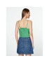 Tommy Jeans Top DW0DW15200 Verde Regular Fit - Pled.ro