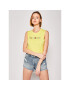 Tommy Jeans Top Multicolor Linear Logo DW0DW08147 Galben Regular Fit - Pled.ro