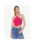 Tommy Jeans Top Party DW0DW14888 Roz Regular Fit - Pled.ro