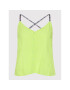 Tommy Jeans Top Tjw Cami Button DW0DW09762 Verde Regular Fit - Pled.ro