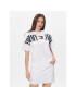 Tommy Jeans Tricou Archive DW0DW15459 Alb Oversize - Pled.ro