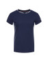 Tommy Jeans Tricou Branded Neck DW0DW07354 Bleumarin Regular Fit - Pled.ro