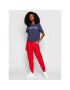 Tommy Jeans Tricou Bxy Crop DW0DW10147 Bleumarin Regular Fit - Pled.ro