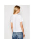 Tommy Jeans Tricou C Neck DW0DW09198 Alb Regular Fit - Pled.ro