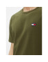 Tommy Jeans Tricou Classic Xs Badge DM0DM17870 Verde Classic Fit - Pled.ro