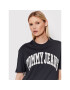 Tommy Jeans Tricou College DW0DW13005 Bleumarin Boyfriend Fit - Pled.ro