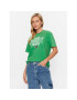 Tommy Jeans Tricou College DW0DW16151 Verde Relaxed Fit - Pled.ro