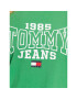 Tommy Jeans Tricou College DW0DW16151 Verde Relaxed Fit - Pled.ro