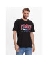 Tommy Jeans Tricou DM0DM16407 Negru Relaxed Fit - Pled.ro