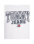 Tommy Jeans Tricou DM0DM16831 Alb Regular Fit - Pled.ro