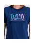 Tommy Jeans Tricou DW0DW06699 Bleumarin Regular Fit - Pled.ro