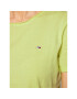 Tommy Jeans Tricou DW0DW09194 Verde Slim Fit - Pled.ro