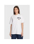 Tommy Jeans Tricou DW0DW14384 Alb Oversize - Pled.ro