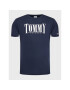 Tommy Jeans Tricou Essential DM0DM14993 Bleumarin Regular Fit - Pled.ro