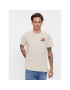 Tommy Jeans Tricou Essential Flag DM0DM18263 Bej Slim Fit - Pled.ro