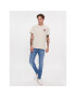 Tommy Jeans Tricou Essential Flag DM0DM18263 Bej Slim Fit - Pled.ro