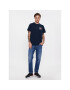 Tommy Jeans Tricou Essential Flag DM0DM18263 Bleumarin Slim Fit - Pled.ro