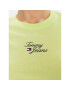 Tommy Jeans Tricou Essential Logo DW0DW15441 Verde Regular Fit - Pled.ro