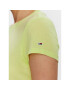 Tommy Jeans Tricou Essential Logo DW0DW15441 Verde Regular Fit - Pled.ro