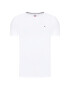 Tommy Jeans Tricou Jaspe Alb Slim Fit - Pled.ro