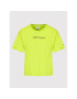 Tommy Jeans Tricou Linear Logo DW0DW10057 Verde Cropped Fit - Pled.ro