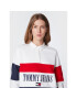 Tommy Jeans Tricou polo Archive DW0DW14258 Alb Oversize - Pled.ro