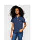 Tommy Jeans Tricou polo Badge DW0DW09146 Bleumarin Regular Fit - Pled.ro