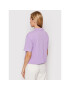 Tommy Jeans Tricou polo Center Badge DW0DW10347 Violet Relaxed Fit - Pled.ro