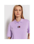 Tommy Jeans Tricou polo Center Badge DW0DW10347 Violet Relaxed Fit - Pled.ro