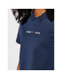 Tommy Jeans Tricou polo Linear Logo DW0DW09909 Bleumarin Regular Fit - Pled.ro