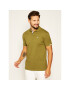 Tommy Jeans Tricou polo Tjm Branded Rib DM0DM07802 Verde Regular Fit - Pled.ro