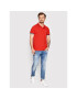 Tommy Jeans Tricou polo Tjm Flag Cuffs DM0DM12963 Roșu Regular Fit - Pled.ro