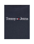 Tommy Jeans Tricou Serif Linear DW0DW15049 Bleumarin Regular Fit - Pled.ro