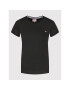 Tommy Jeans Tricou Soft Jersey DW0DW06901 Negru Regular Fit - Pled.ro