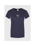 Tommy Jeans Tricou Tiny DW0DW11350 Bleumarin Slim Fit - Pled.ro