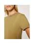 Tommy Jeans Tricou Tjw Branded Neck Tee DW0DW08005 Verde Regular Fit - Pled.ro