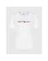 Tommy Jeans Tricou Tjw Rwb Linear DW0DW10409 Alb Slim Fit - Pled.ro