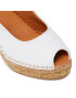 Toni Pons Espadrile Croacia Alb - Pled.ro